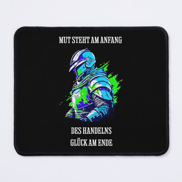 Item preview, Courage is at the beginning of action, luck is at the end. Saying in German - makes sense designed and sold by Pflugart.