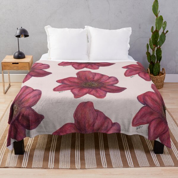 Item preview, Vibrant Pink Purple Desert Rose in Full Bloom designed and sold by OdomArt.