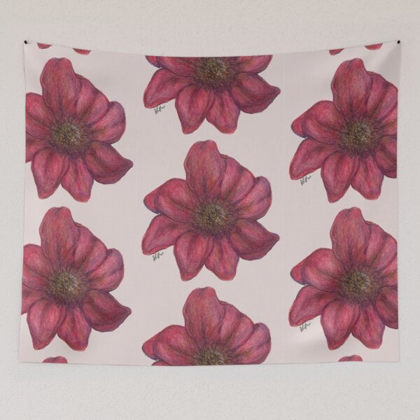 Item preview, Vibrant Pink Purple Desert Rose in Full Bloom designed and sold by OdomArt.
