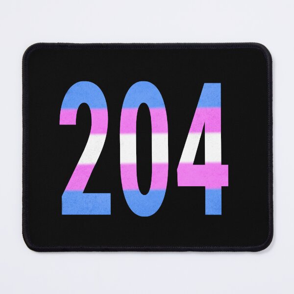 Item preview, 204 Manitoba Area Code Trans  designed and sold by BackgroundPixel.