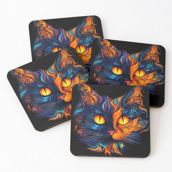 Item preview, Bicolor Cat - Cute Cat Lover Art designed and sold by Fantasy Masterpiece.
