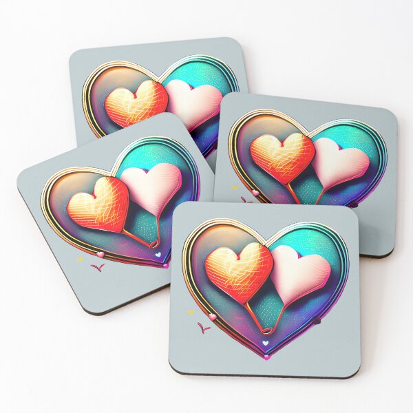 Item preview, Vibrant hearts of love designed and sold by Astralia.