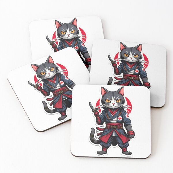 Item preview, Cat assassin Japan designed and sold by KorArtStudio.