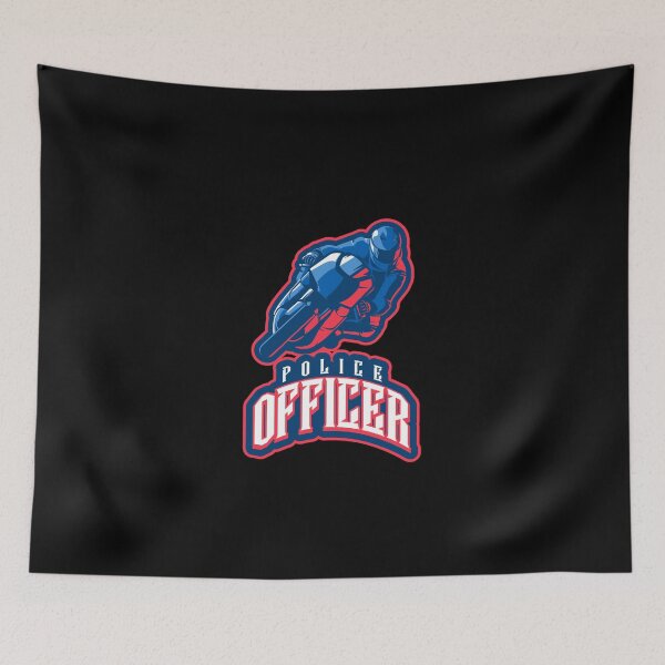 Item preview, Police Officer Design with Motorcycle designed and sold by PRIVARSHU.