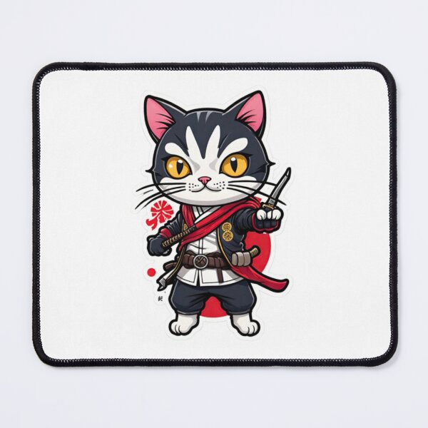 Item preview, Cute cat assassin Japan designed and sold by KorArtStudio.