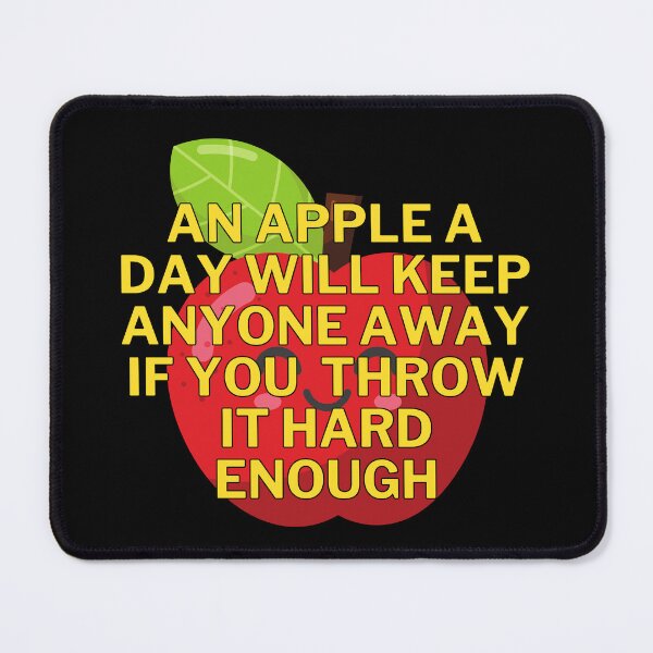 Item preview, AN APPLE A DAY designed and sold by BootsNCatsStore.
