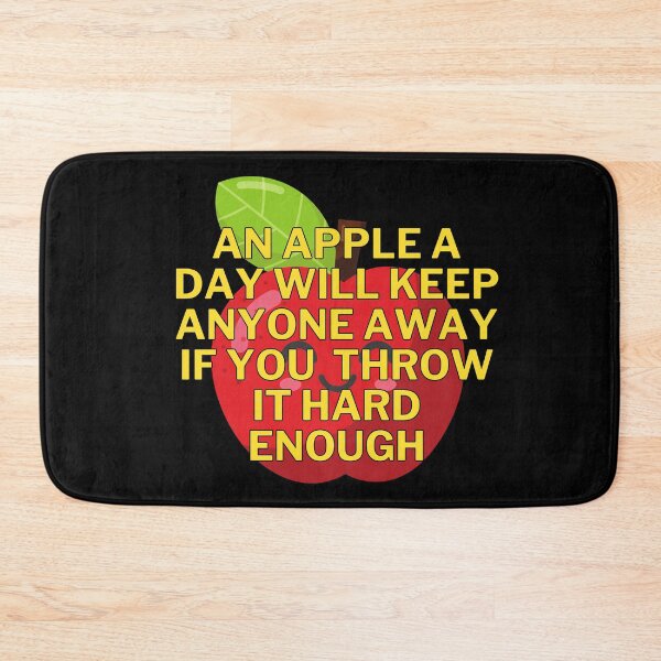 Item preview, AN APPLE A DAY designed and sold by BootsNCatsStore.