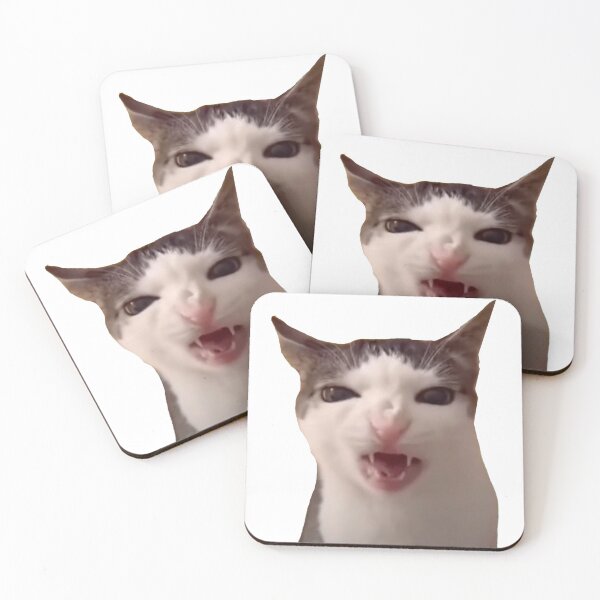 Item preview, Crunching Cat Meme designed and sold by RaisedByKittens.