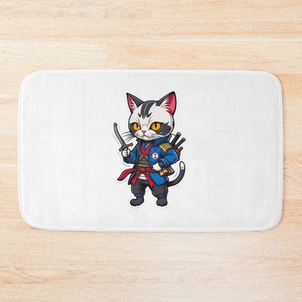 Item preview, Cat assassin Japan culture designed and sold by KorArtStudio.