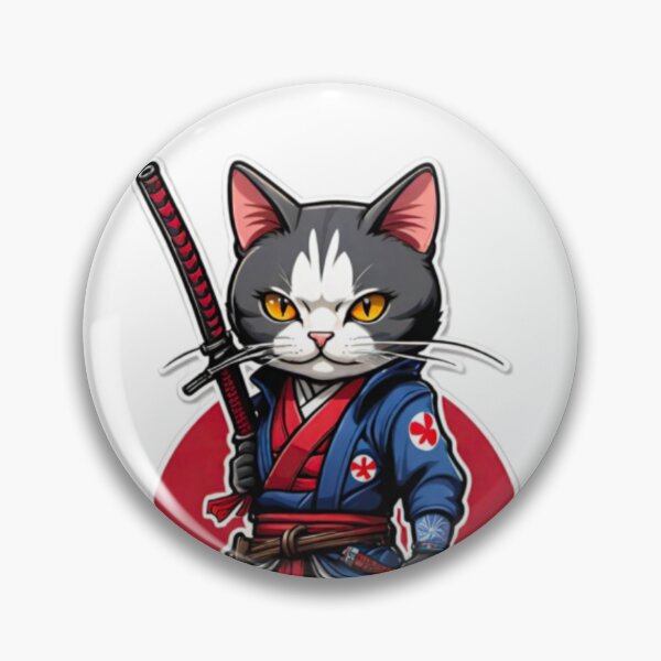 Item preview, Cute cat assassin Japan culture designed and sold by KorArtStudio.