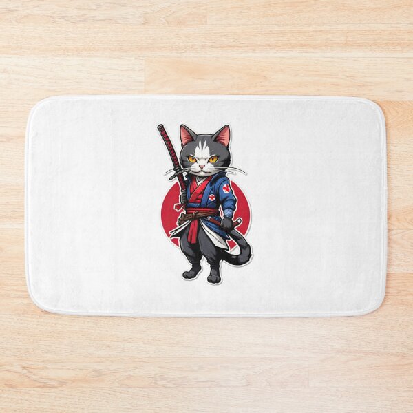 Item preview, Cute cat assassin Japan culture designed and sold by KorArtStudio.