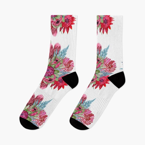 Item preview, Protea & Rainforest Blooms - Bold Tropical  designed and sold by Sketchbook Designs.