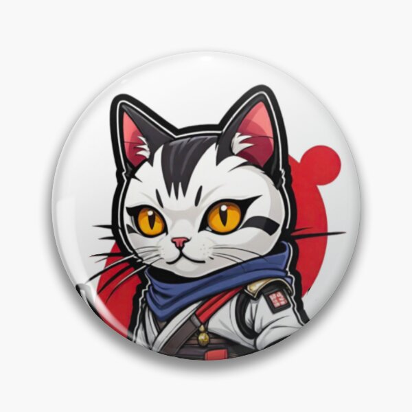 Item preview, Cool cat assassin  japan culture designed and sold by KorArtStudio.