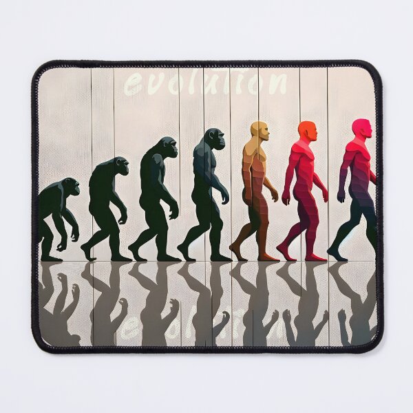 Item preview, Evolutionary March Canvas Art designed and sold by inkArtistryfine.