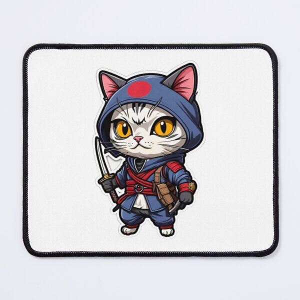 Item preview, Cute cat assassin samurai Japan culture designed and sold by KorArtStudio.