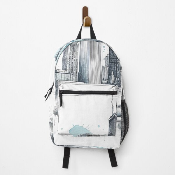 Item preview, Chicago skyline, Drawing and Water Colour. designed and sold by ArtfulMiller.