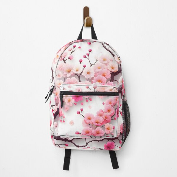 Item preview, Blossoming Cherry Branches Canvas Print designed and sold by inkArtistryfine.