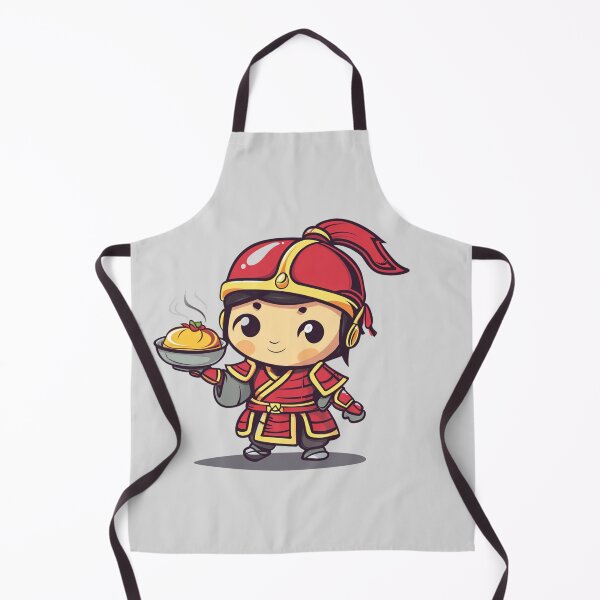 Item preview, Ancient Chinese Knight Holding Dumpling designed and sold by Myra365Art.