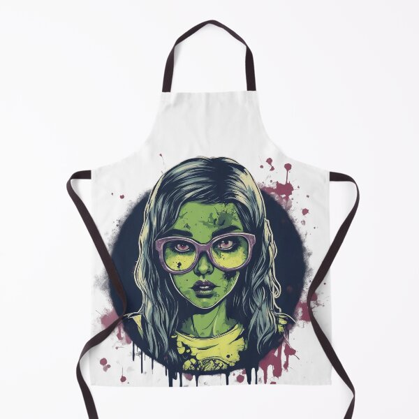 Item preview, grunge nerdy zombie girl designed and sold by DarkHues.