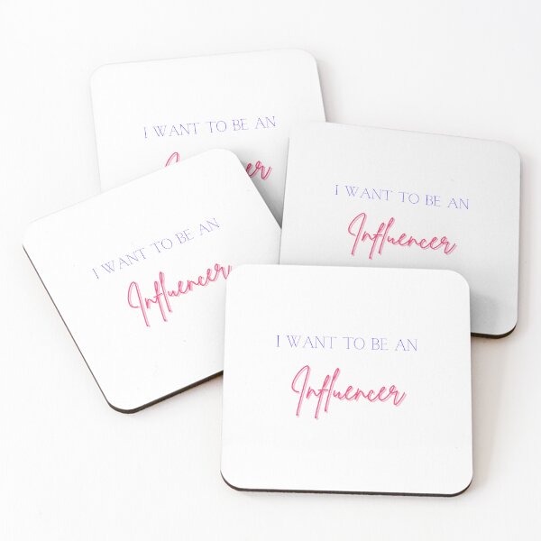 Item preview, I want to be an influencer (pink) designed and sold by ProjectLui.