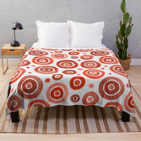 Item preview, Watercolour Circles - Red Earth designed and sold by PaisleyMcNoodle.