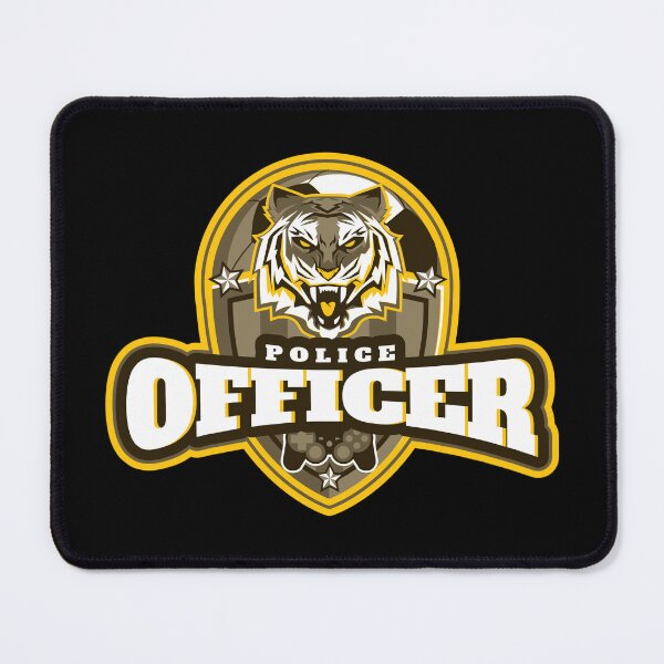 Item preview, Police Officer Design with Tiger designed and sold by PRIVARSHU.