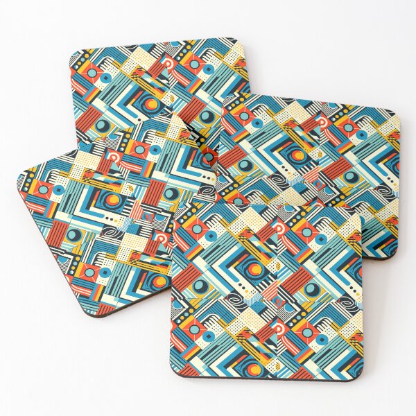 Item preview, Simple Colorful Abstract Pattern designed and sold by h-stra1.