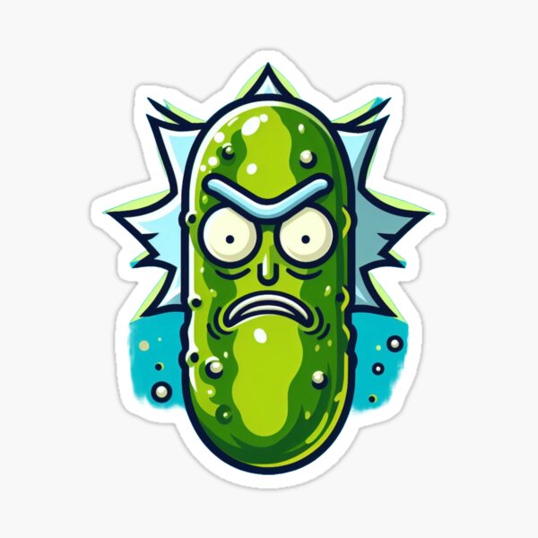 Item preview, Pickle Rick Face designed and sold by mayonairhehe.