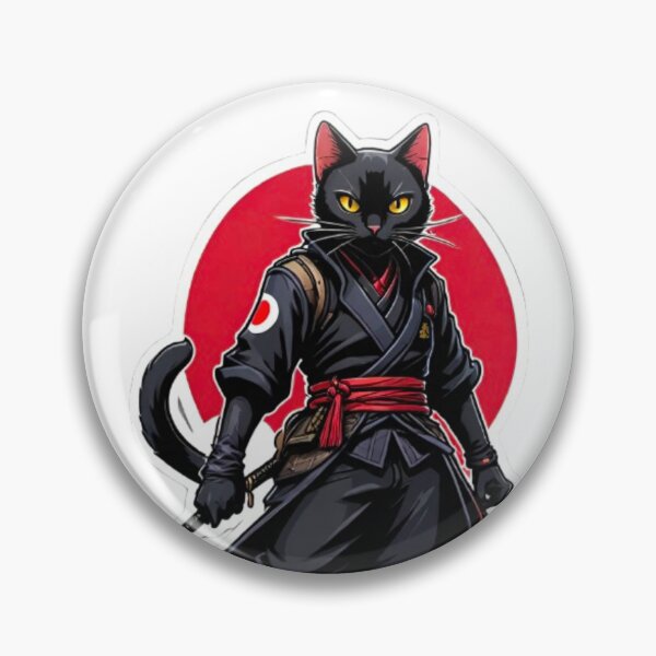 Item preview, Black Cat assassin Japan culture designed and sold by KorArtStudio.