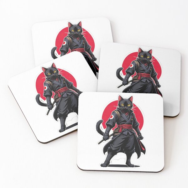 Item preview, Black Cat assassin Japan culture designed and sold by KorArtStudio.