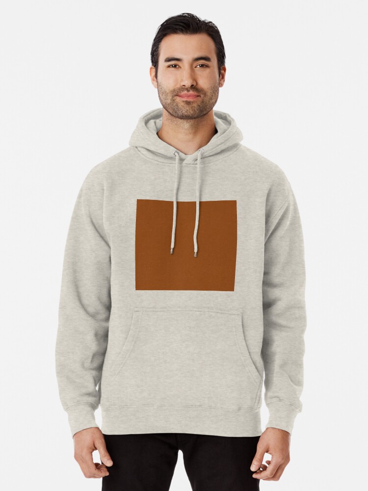 plain brown hoodie