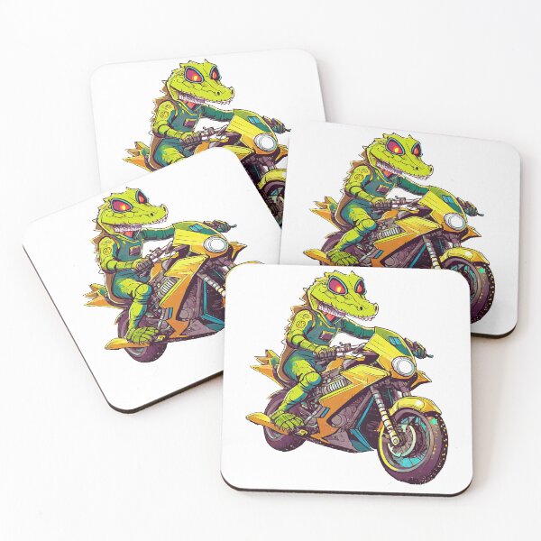 Item preview, Alligator on a Motorcycle designed and sold by BADESIGNZZ.
