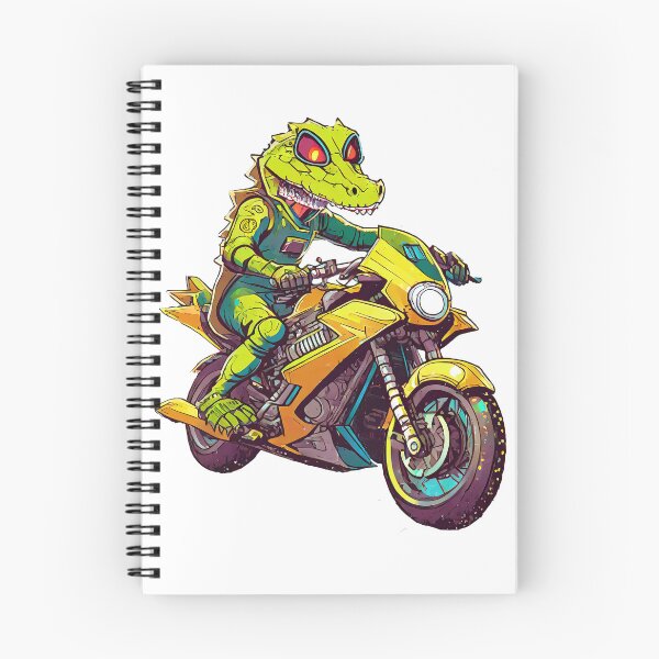Item preview, Alligator on a Motorcycle designed and sold by BADESIGNZZ.