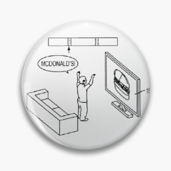 Item preview, McDonalds! Sony TV Patent to Skip Ads designed and sold by mildlyupsetting.