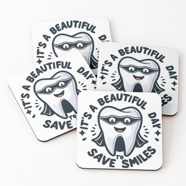Item preview, It's A Beautiful Day To Save Smiles - Funny Dentist Message designed and sold by ShopiDentistry.