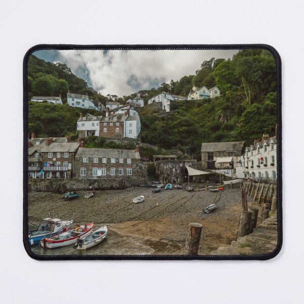 Item preview, View over Clovelly in Devon - photo designed and sold by CineWanderlust.