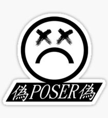 POSER - Sad Japanese Anime Aesthetic Sticker