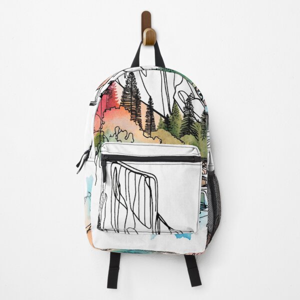 Item preview, Yosemite, Single Line and Watercolor. designed and sold by ArtfulMiller.