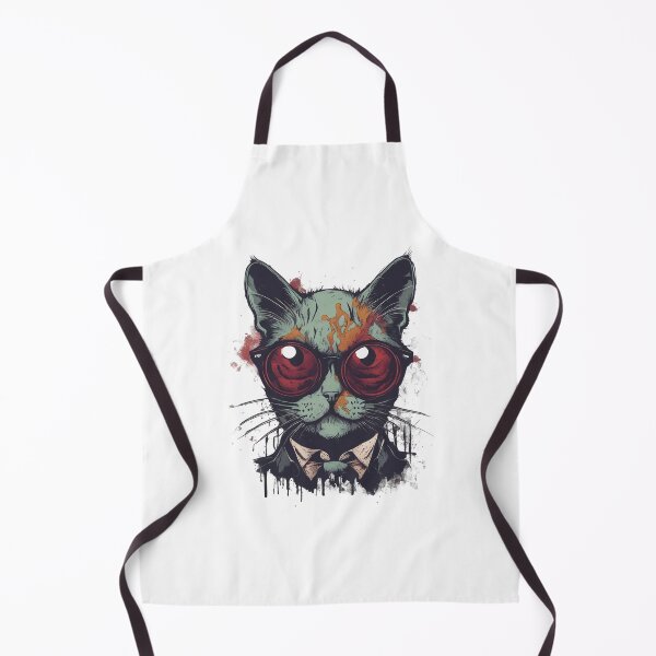 Item preview, grunge nerdy cat designed and sold by DarkHues.