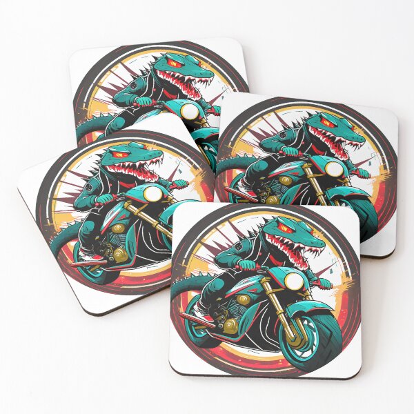 Item preview, Croc racing on a motorcycle!  designed and sold by BADESIGNZZ.