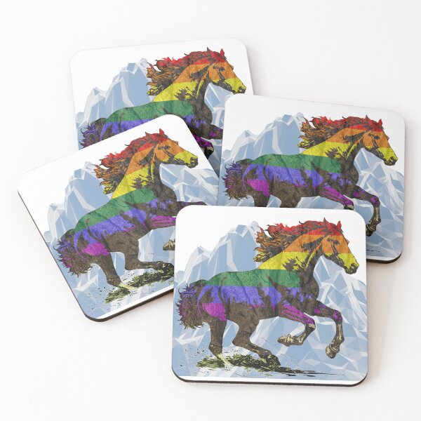 Item preview, Colorful Horse Running  designed and sold by LucyArtDesign.