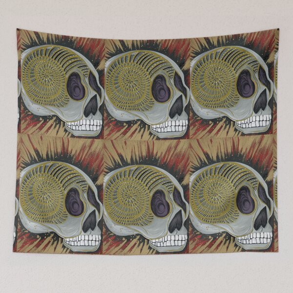 Item preview, Gold Primal Skull by Jessie R. Ojeda designed and sold by Jessie Ojeda.