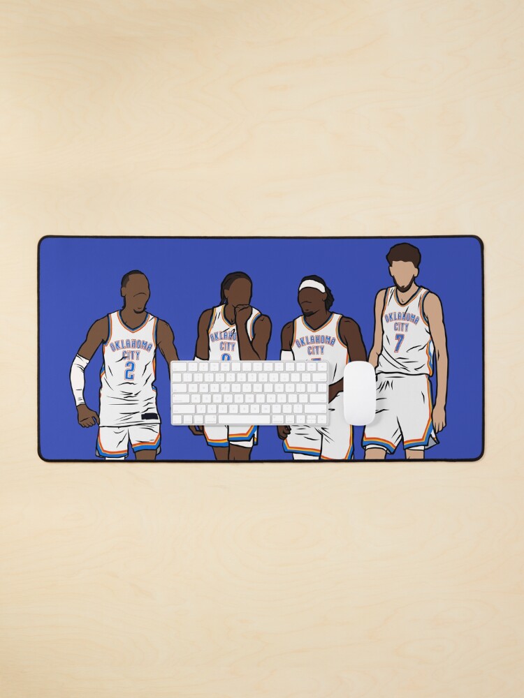 Thumbnail 1 of 5, Mouse Pad, Shai, J-Dub, Lu Dort & Chet designed and sold by RatTrapTees.