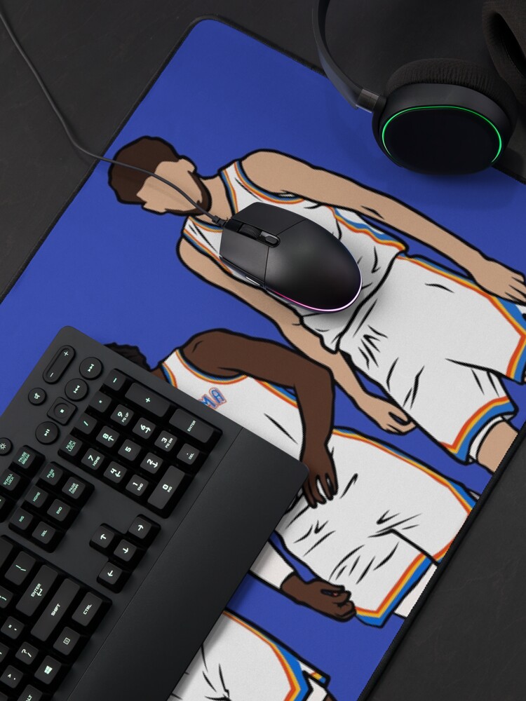 Thumbnail 4 of 5, Mouse Pad, Shai, J-Dub, Lu Dort & Chet designed and sold by RatTrapTees.