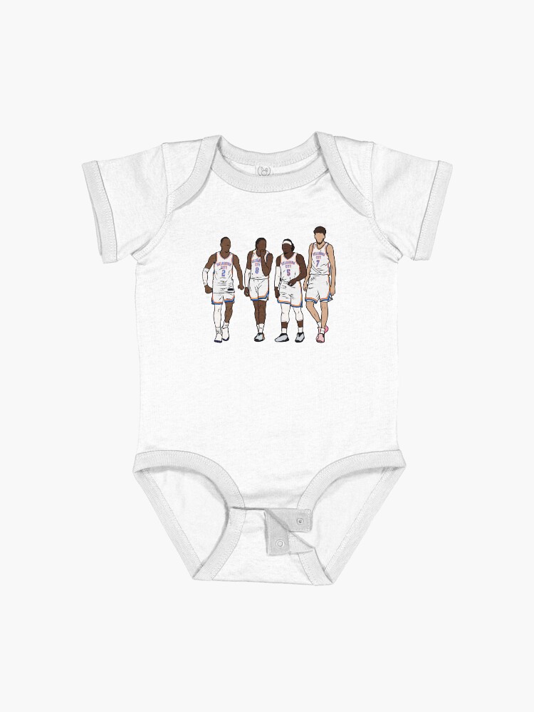 Thumbnail 1 of 2, Baby One-Piece, Shai, J-Dub, Lu Dort & Chet designed and sold by RatTrapTees.
