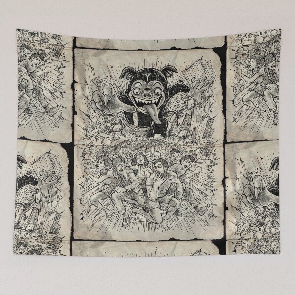 Item preview, Pig demon attacks the city designed and sold by lillyrise.
