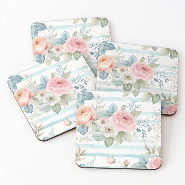 Item preview, Romantic yellowed floral pattern Victorian designed and sold by Naturitude.