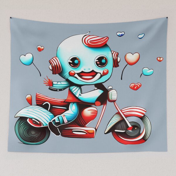 Item preview, Little Romantic Biker Love designed and sold by Astralia.