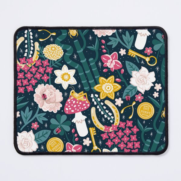 Item preview, Good Luck Garden | Navy designed and sold by makemerriness.