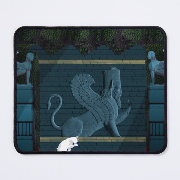 Item preview, Alabaster The Cat with Winged Guardian Wall designed and sold by Donnahuntriss.